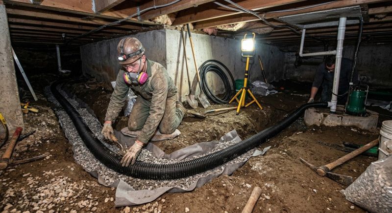 Curtain Drain Installation in Birmingham, AL