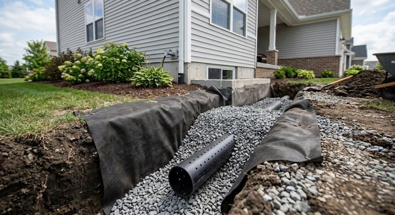 Underground Drain Installation in Tuscaloosa, AL