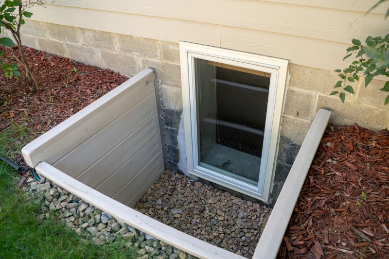 Egress Window Well Setup