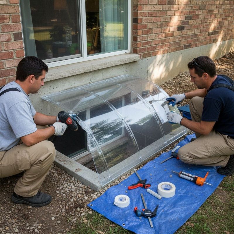 Window Well Waterproofing in Conroe, TX