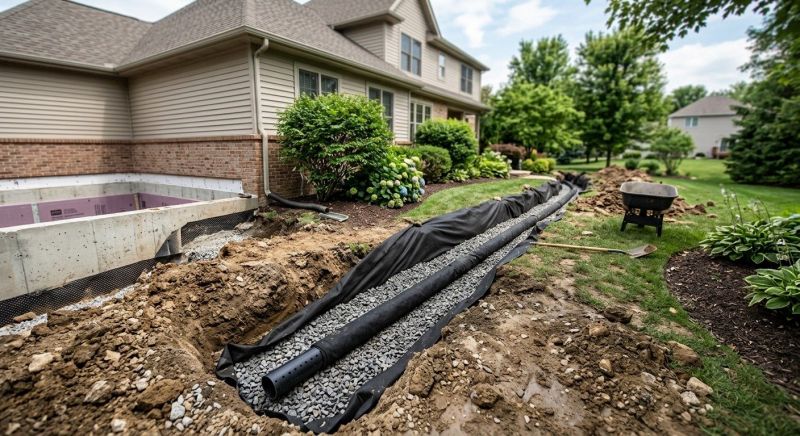 Yard Drainage Installation in Tuscaloosa, AL